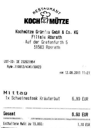 neuart Hffner Kochmtze Restaurant